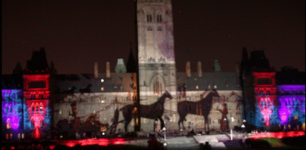 Ottawa sound and light show - www.all-about-ottawa.com