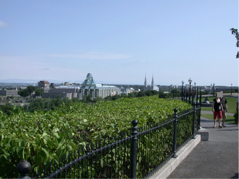 Major's Hill Park in downtown Ottawa