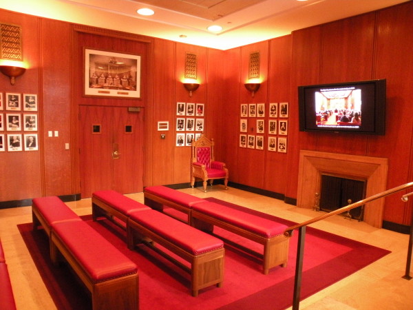 Inside the Supreme Court building in downtown Ottawa