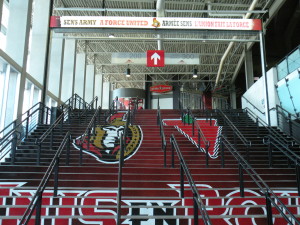 Ottawa Senators home rink at Canadian Tire Centre