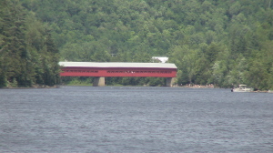 Covered bridge in Wakefield Quebec